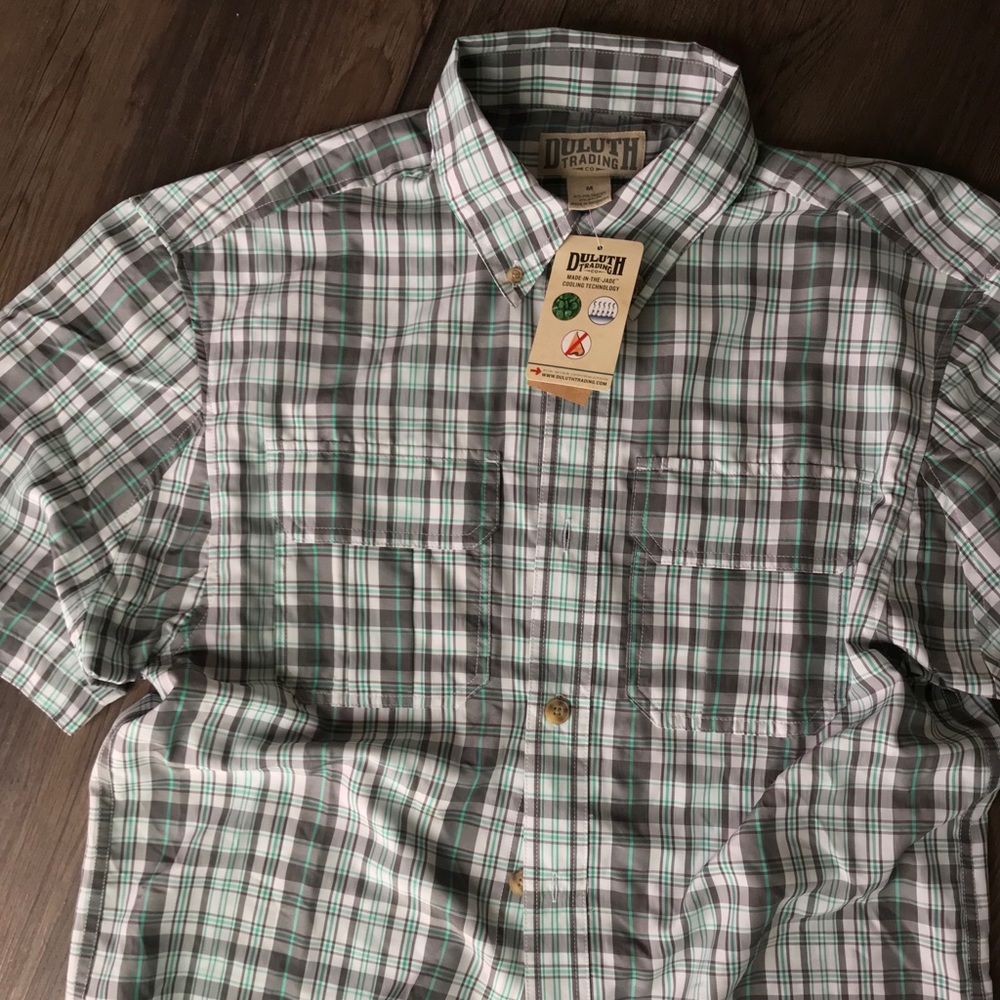 Duluth Trading Company new with tags, button-down